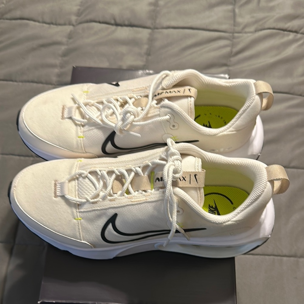 Nike Air Max Cream and Black Shoes